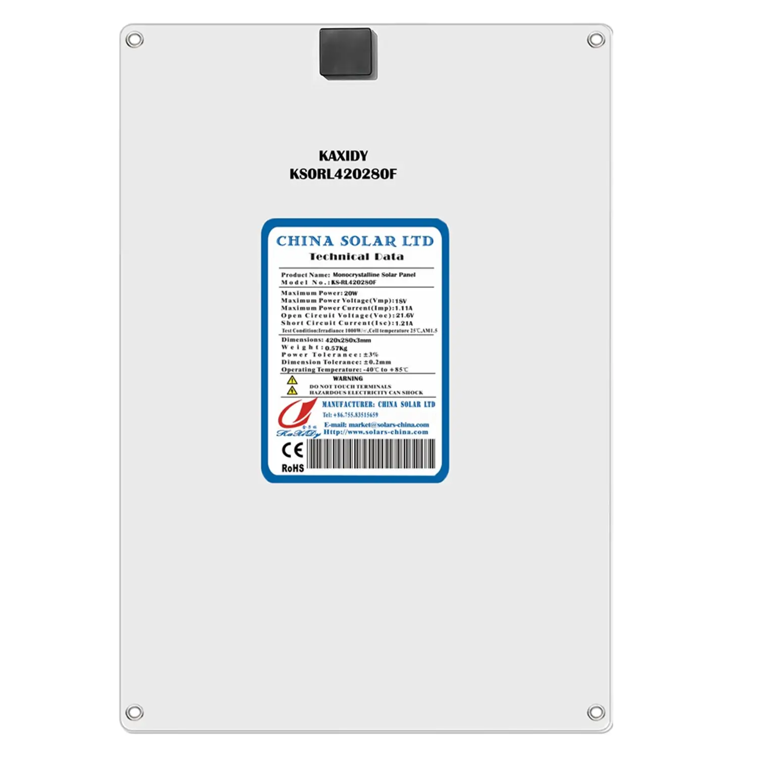 Painel Solar Flexível 12V