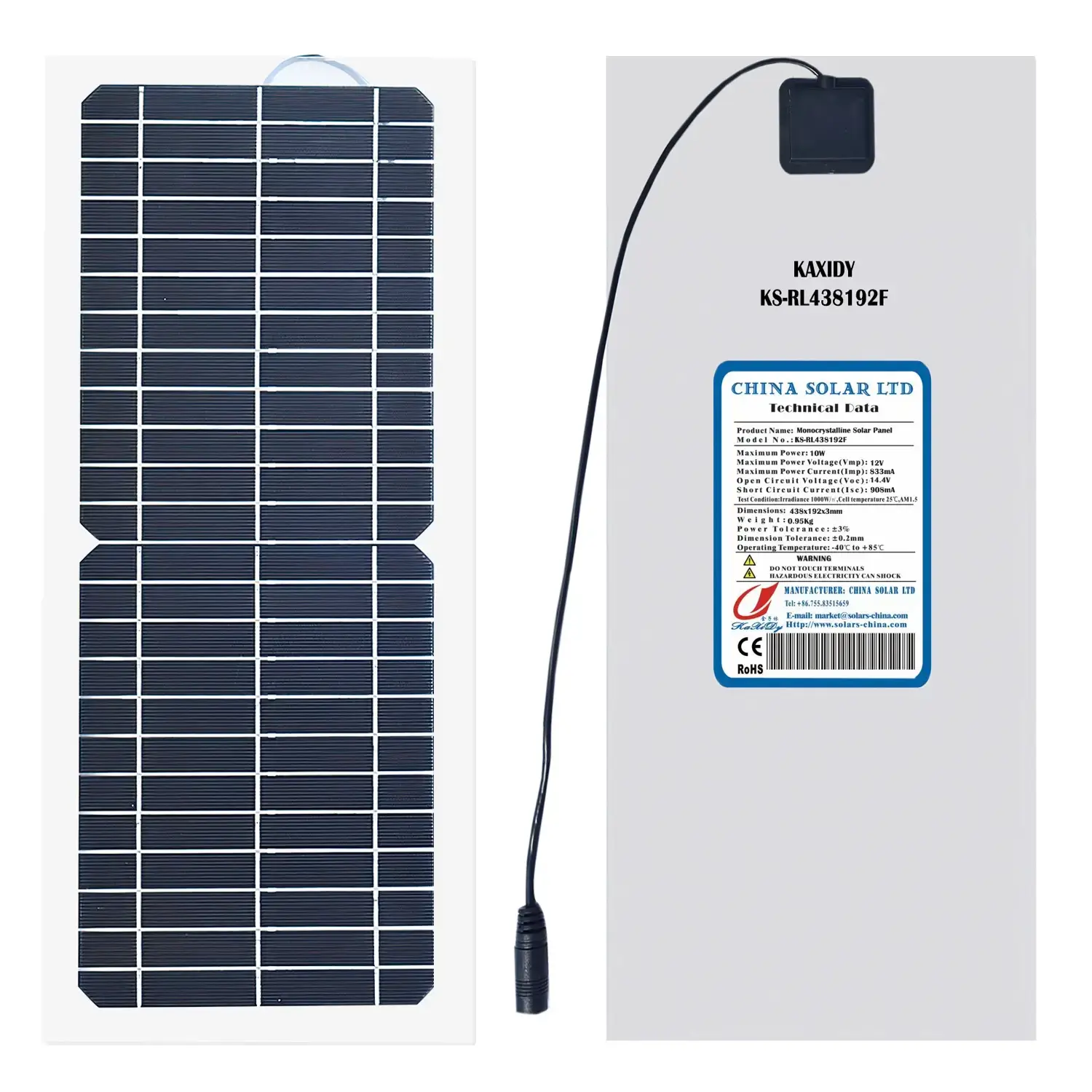 Painel Solar Flexível 10W