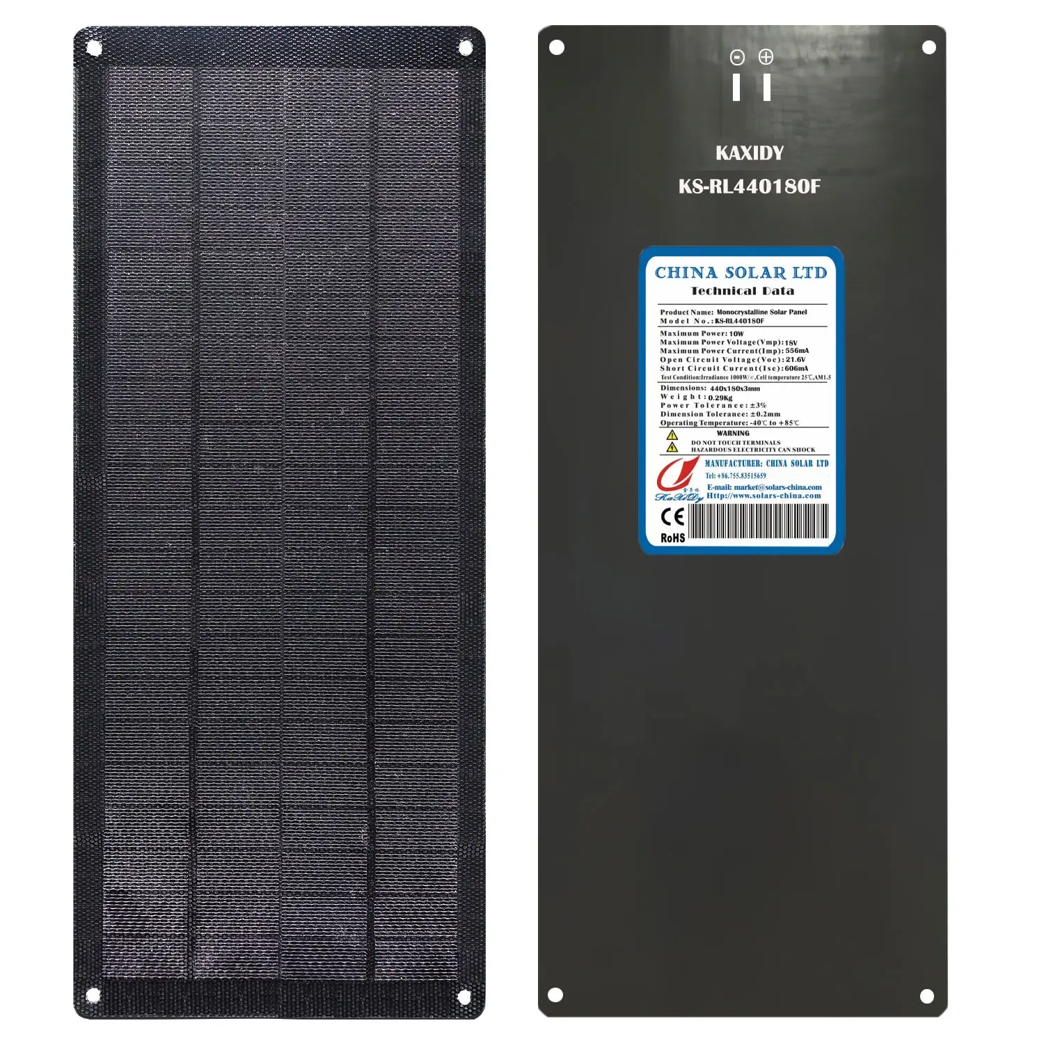 Painéis Solares Flexíveis 10W