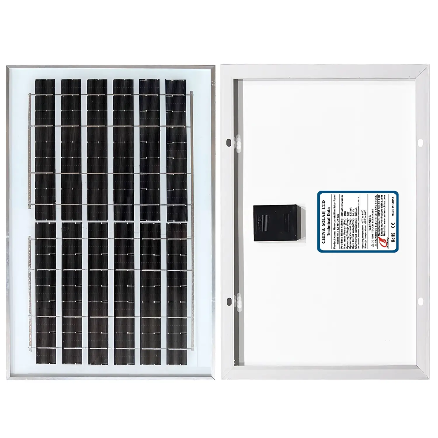 Módulo Solar Monocristalino 10W