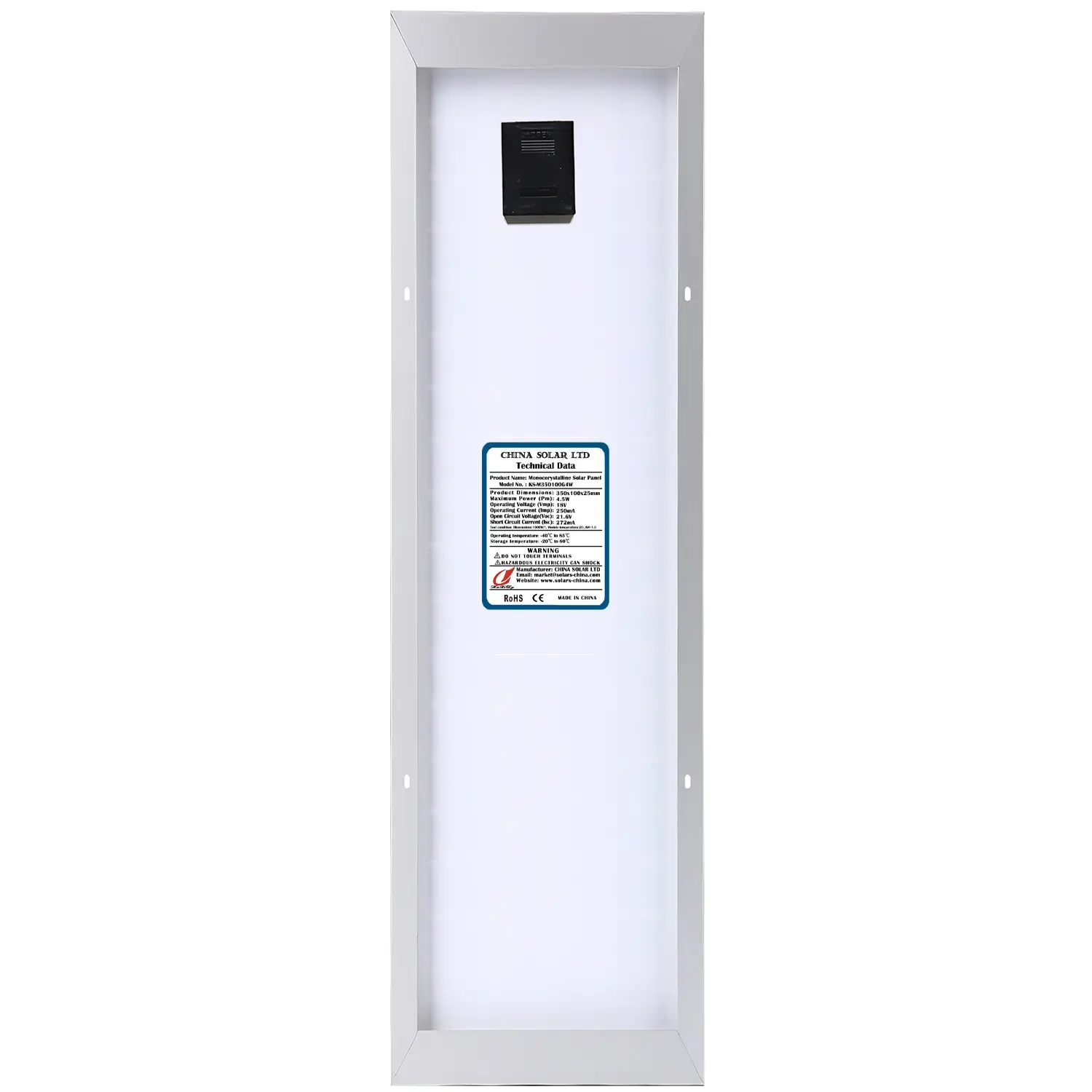 Módulo Solar Monocristalino 4W