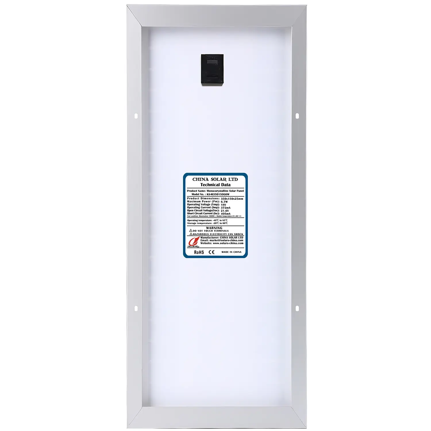 Módulo Solar Monocristalino 6W