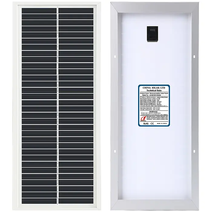 Painéis Solares Monocristalino 7W
