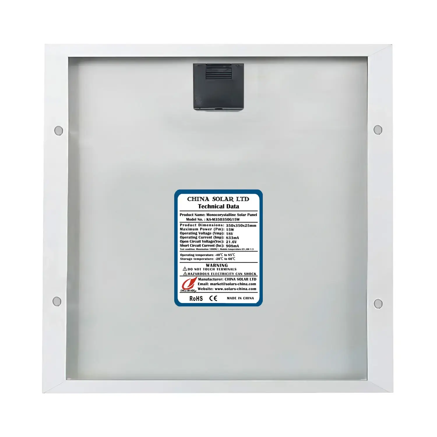 Painel Solar Fotovoltaico 15W