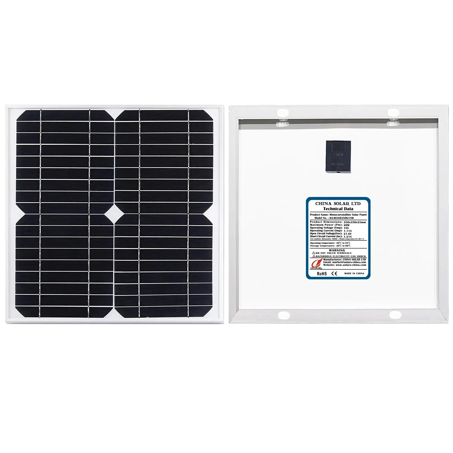Módulo Painel Solar 20W