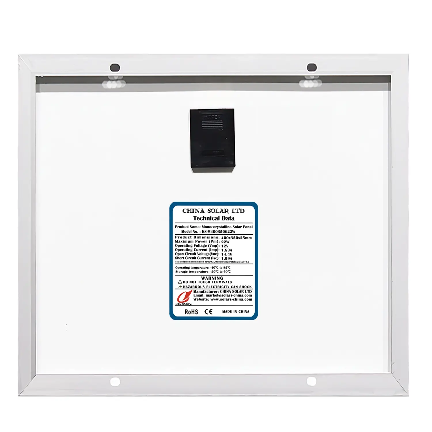 Painel Fotovoltáico 25W