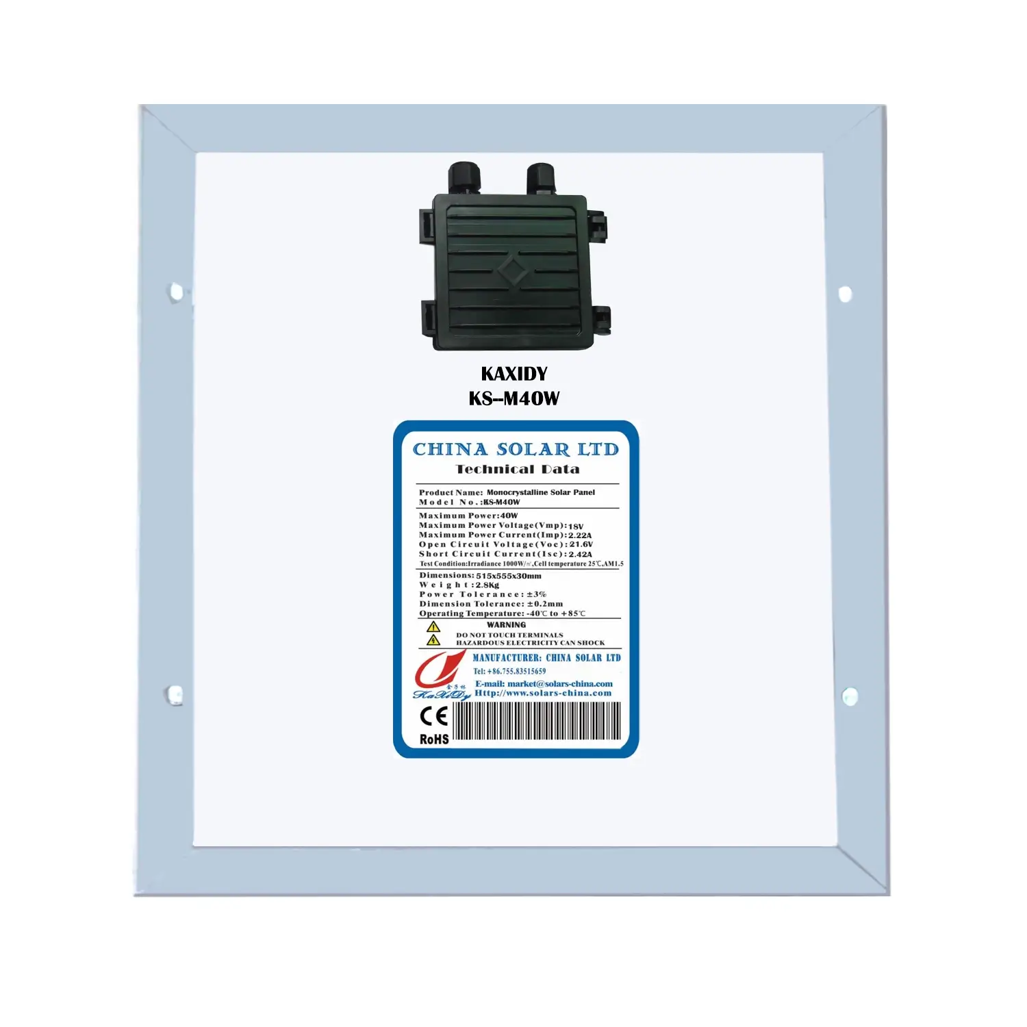 Painéis Solares 40W