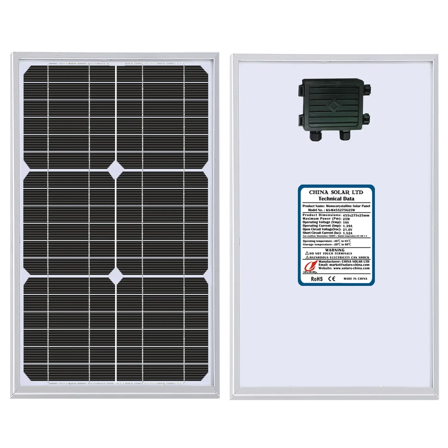 Módulo Painel Solar 25W