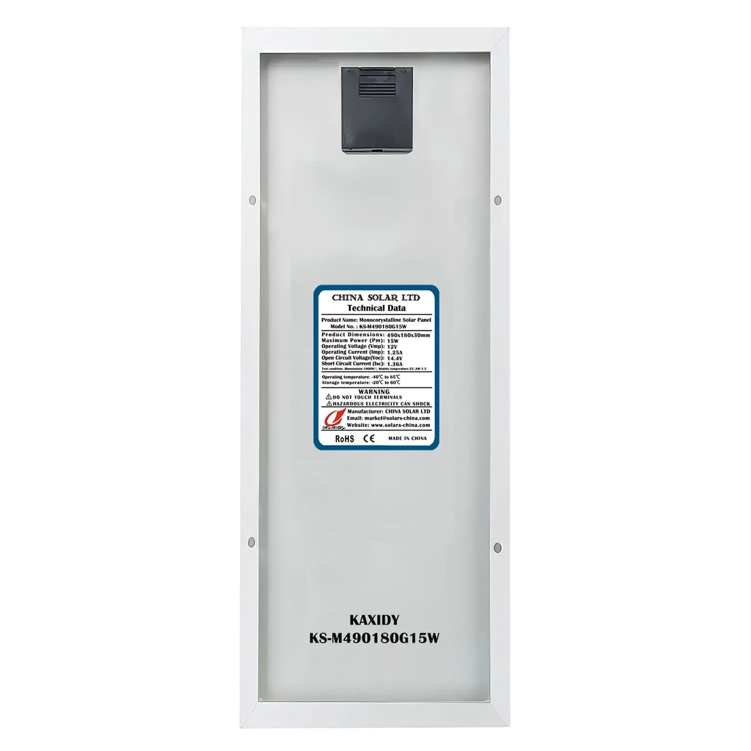 Módulo Solar Monocristalino 12V