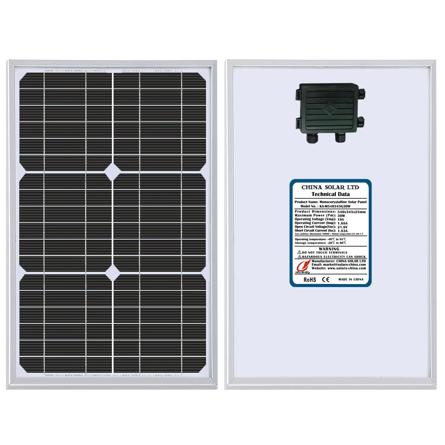 Módulo Painéis Solares 30W