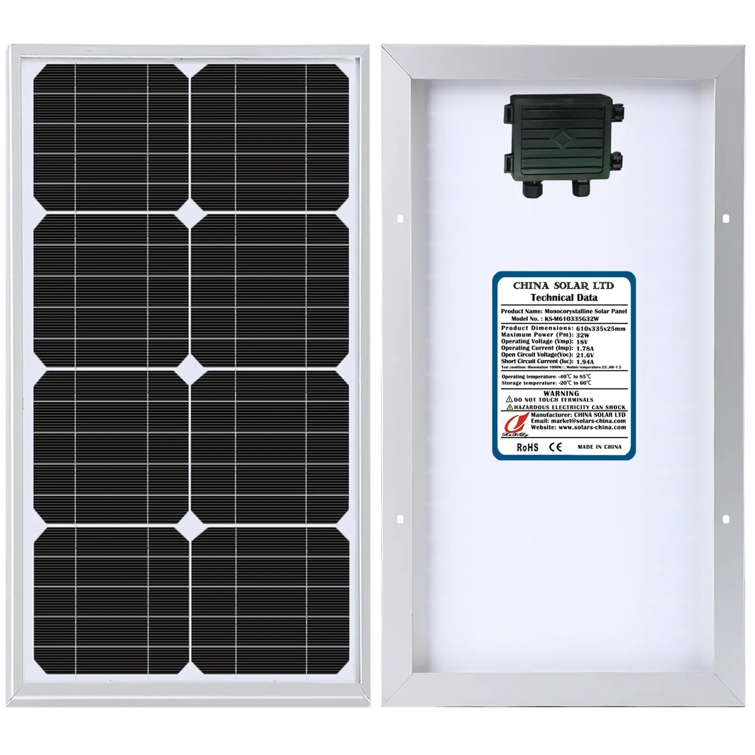Modulo Painel Fotovoltaico 30W