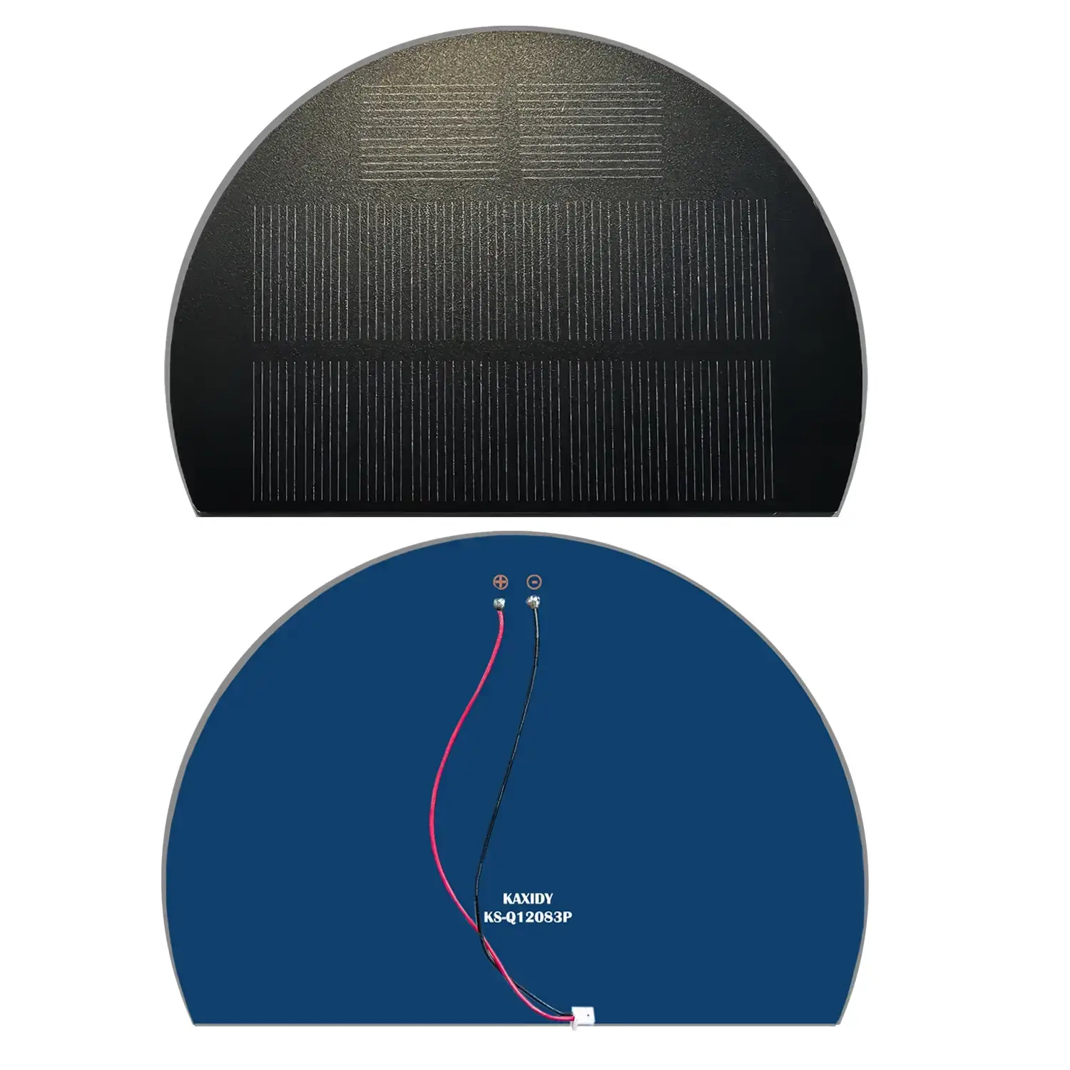 6V painel solar circular