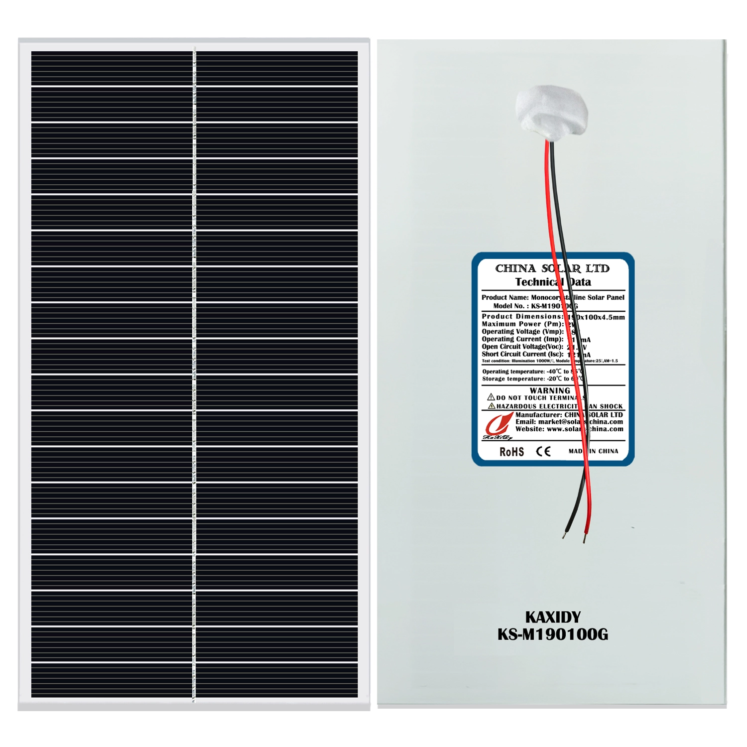 Painel Solar Fotovoltaico 2W