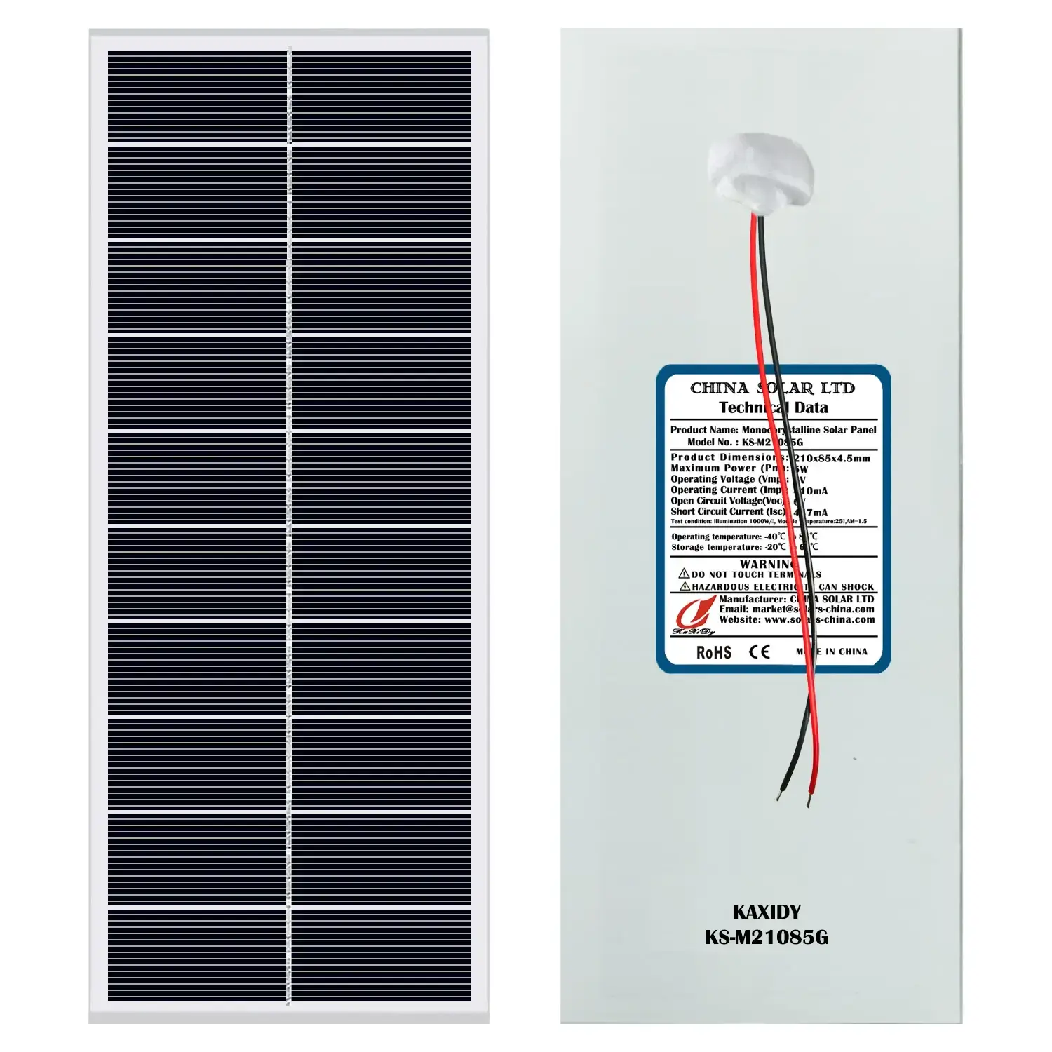 Painel Fotovoltaico 2W 5V