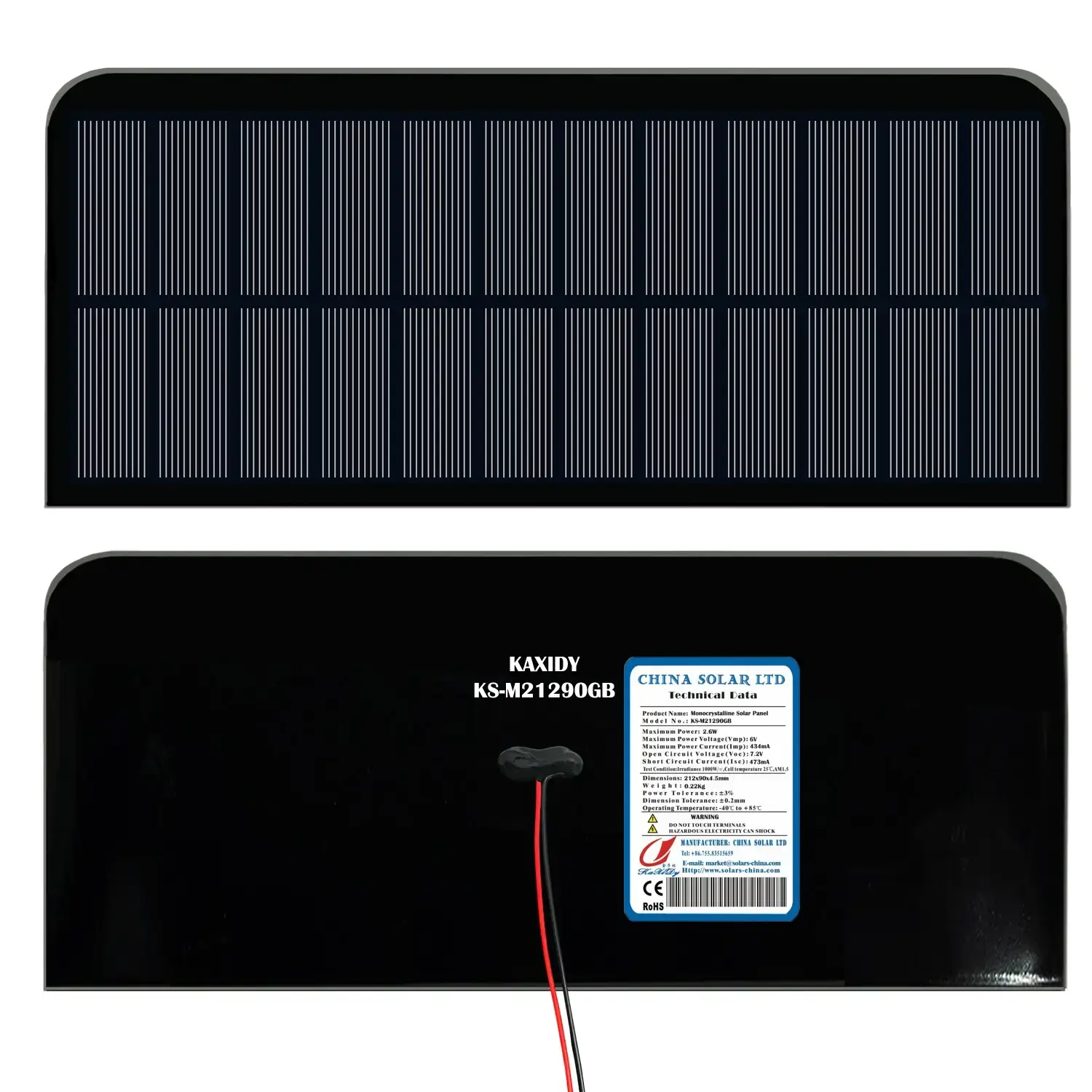 Painel Solar Monocristalino 3W