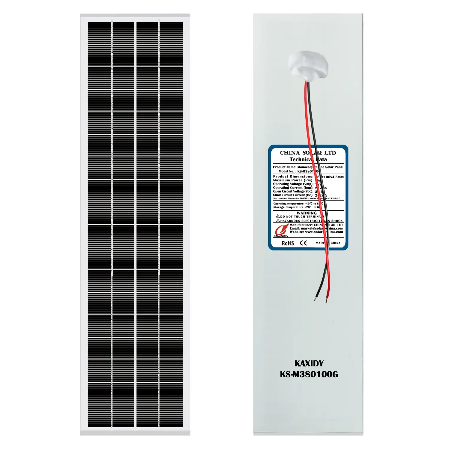 Painel Solar Monocristalino 4W