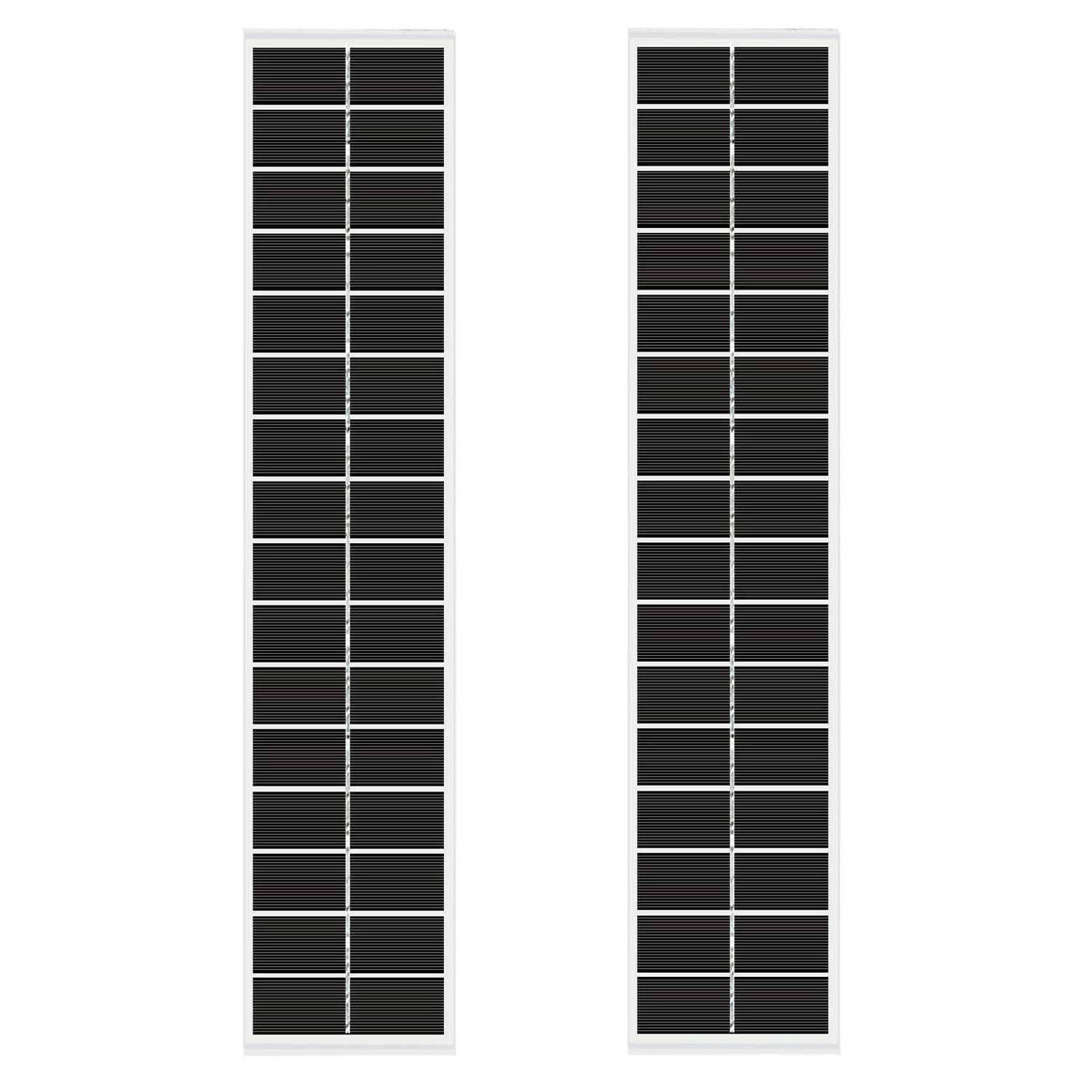 painéis solares longos