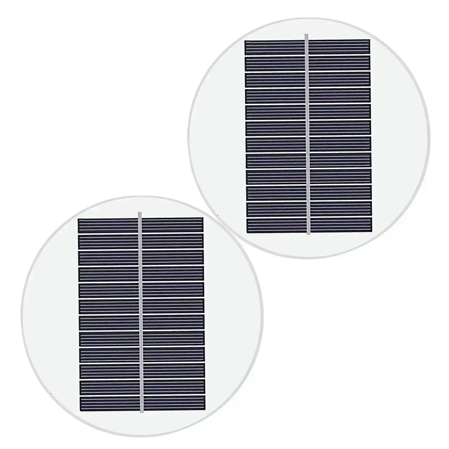 painéis solares redondos 8V