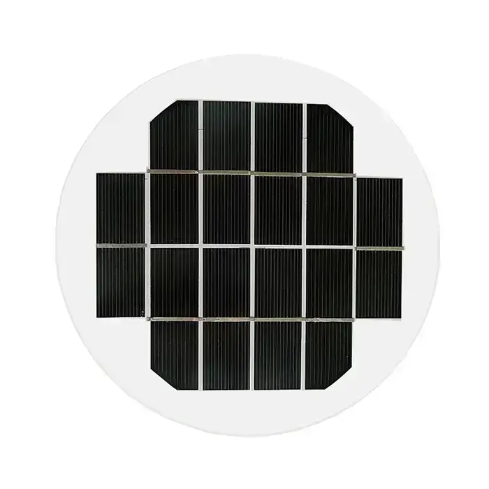 5V Painel Solar Redondo