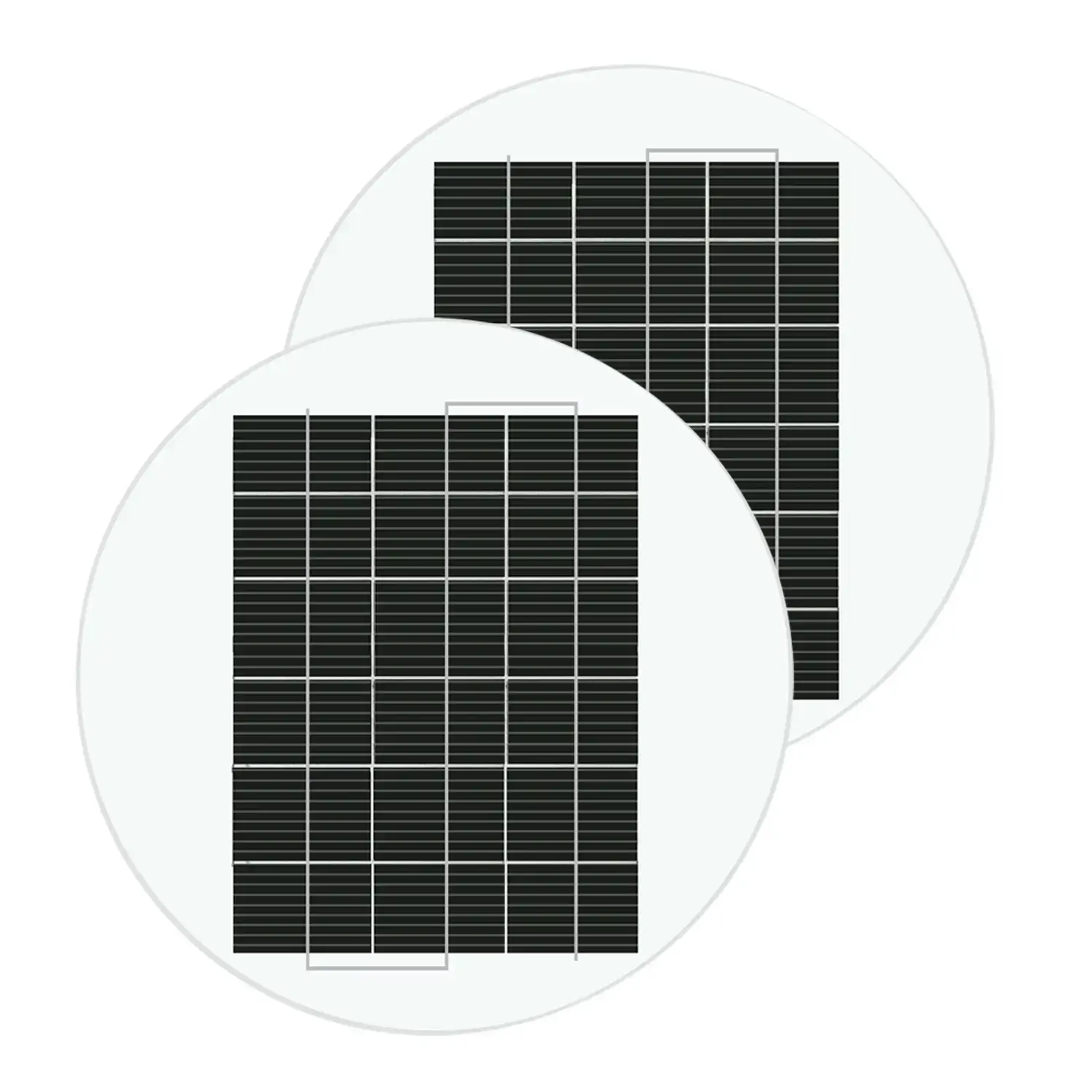 Painel Solar Redondo 5W