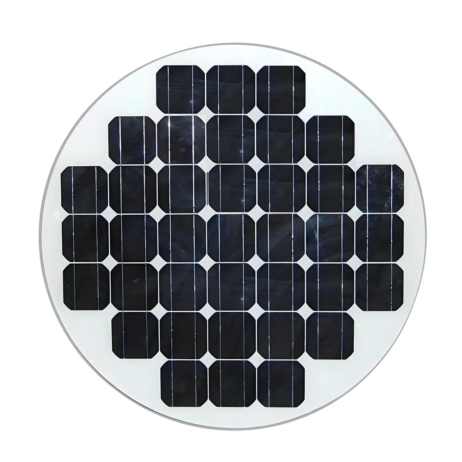 80W Painéis Solares Redondos