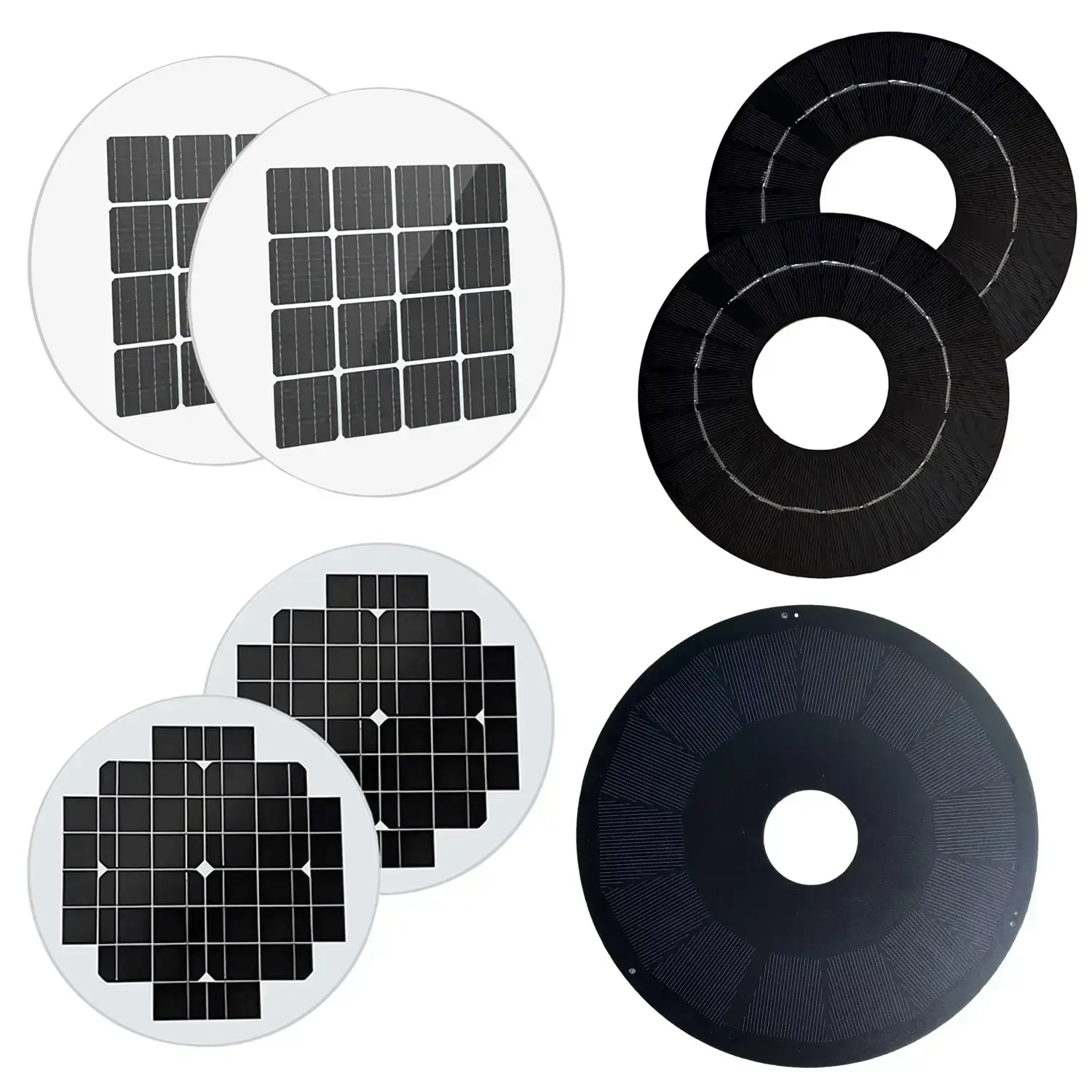 Painéis Solares Circulares