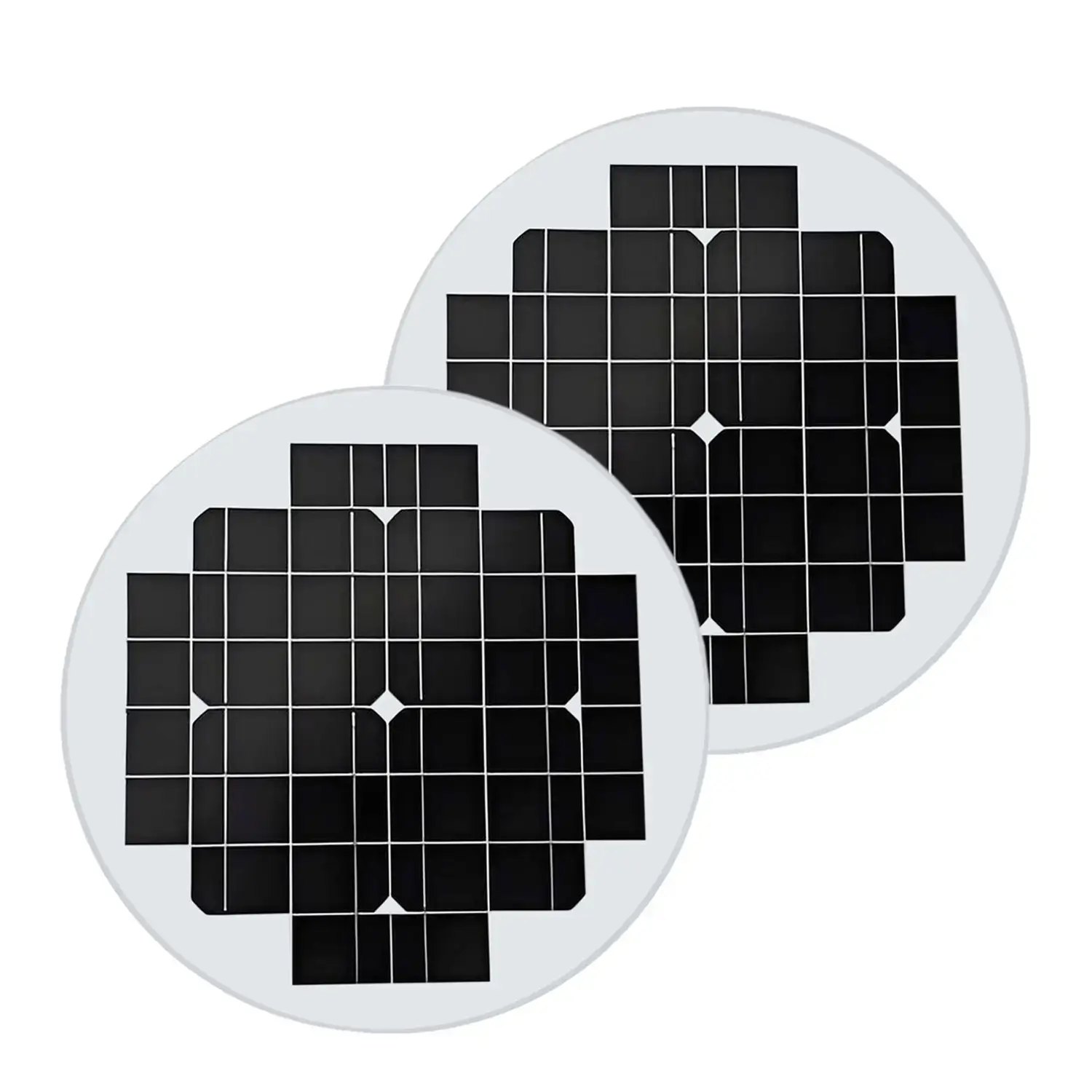15W Painel Fotovoltaico Redondo